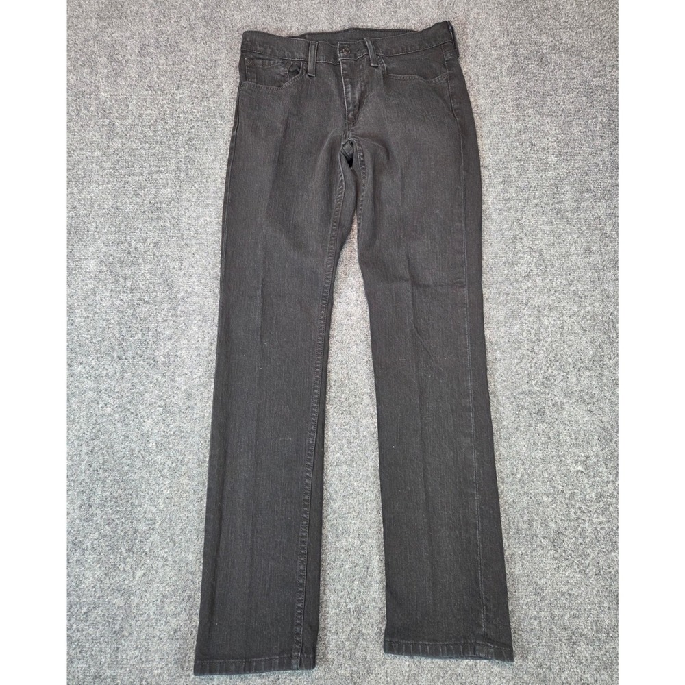 Levis 511 Slim Fit Jeans Mens 31x32 Black Denim Stretch Pants